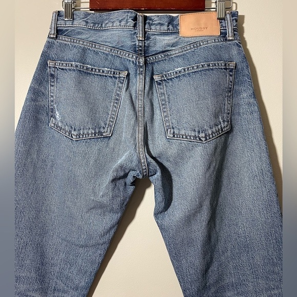 Moussy Vintage Gallagher Straight Button Fly Jeans in Blue size 27 - Picture 12 of 14